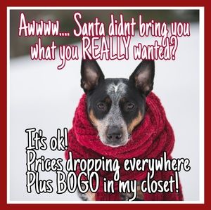 Awww. SANTA Brought ANOTHER RED SCARF?? 20% Off Any Item